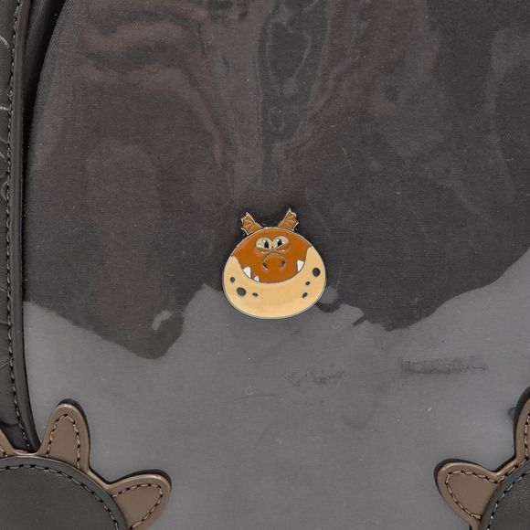How To Train Your Dragon Toothless Pin Collector Black Mini Backpack New - Picture 8 of 8